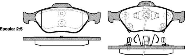 NEW BLOX NB23202V02 - Kit de plaquettes de frein, frein à disque cwaw.fr