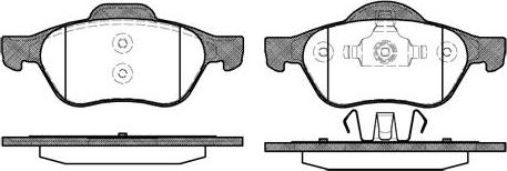 NEW BLOX NB23215A01 - Kit de plaquettes de frein, frein à disque cwaw.fr