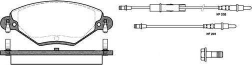 NEW BLOX NB23277V04 - Kit de plaquettes de frein, frein à disque cwaw.fr