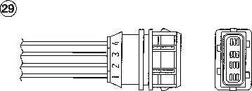 NGK 0124 - Sonde lambda cwaw.fr