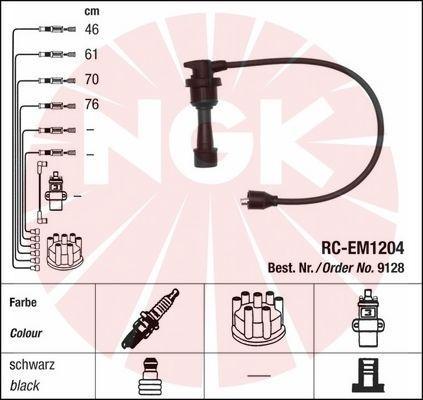 NGK 9128 - Kit de câbles d'allumage cwaw.fr