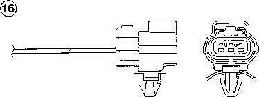 NGK 93087 - Sonde lambda cwaw.fr