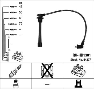 NGK 44337 - Kit de câbles d'allumage cwaw.fr