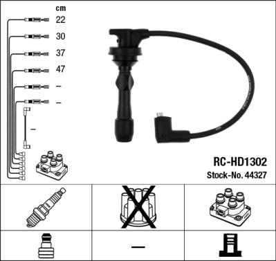 NGK 44327 - Kit de câbles d'allumage cwaw.fr