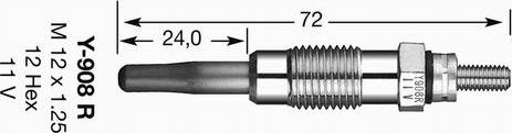 NGK 4585 - Bougie de préchauffage cwaw.fr