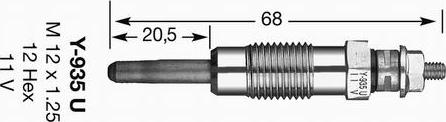 NGK 4791 - Bougie de préchauffage cwaw.fr