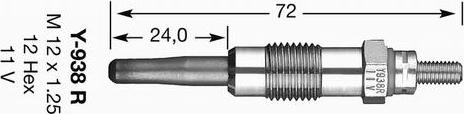 NGK 5267 - Bougie de préchauffage cwaw.fr