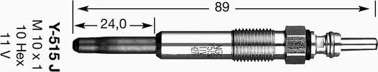 NGK 1019 - Bougie de préchauffage cwaw.fr