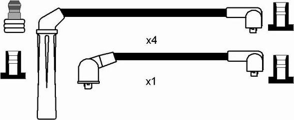 NGK 8190 - Kit de câbles d'allumage cwaw.fr