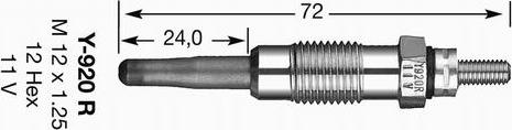 NGK 3645 - Bougie de préchauffage cwaw.fr