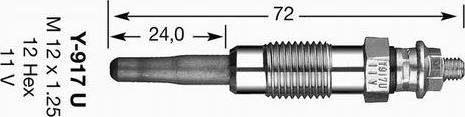 NGK 3219 - Bougie de préchauffage cwaw.fr