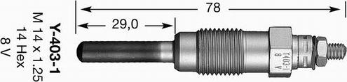 NGK 2192 - Bougie de préchauffage cwaw.fr