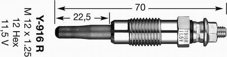 NGK 2785 - Bougie de préchauffage cwaw.fr