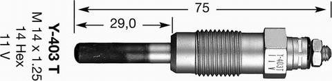 NGK 7494 - Bougie de préchauffage cwaw.fr