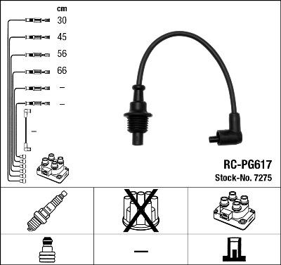 NGK 7275 - Kit de câbles d'allumage cwaw.fr