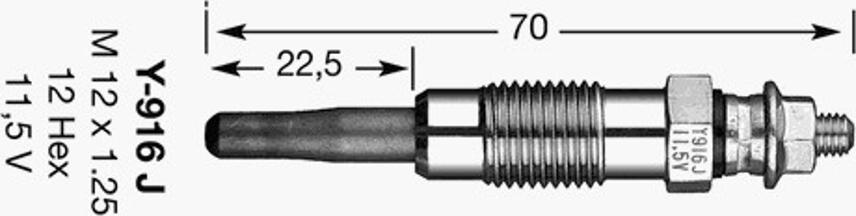 NGK D-Power  6 - Bougie de préchauffage cwaw.fr