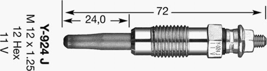 NGK D-Power  1 - Bougie de préchauffage cwaw.fr