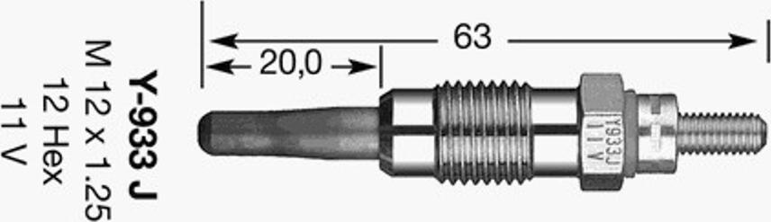 NGK D-Power 25 - Bougie de préchauffage cwaw.fr