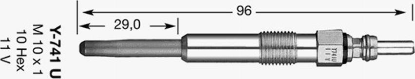 NGK D-Power 20 - Bougie de préchauffage cwaw.fr