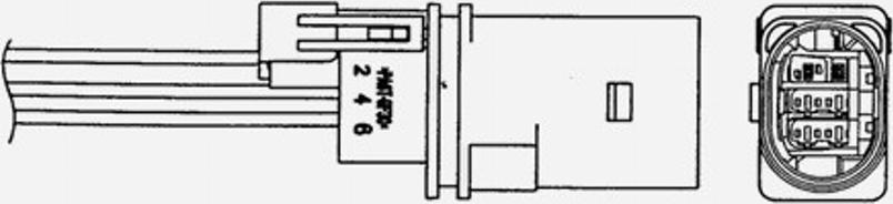 NGK LZA07-AU4 - Sonde lambda cwaw.fr