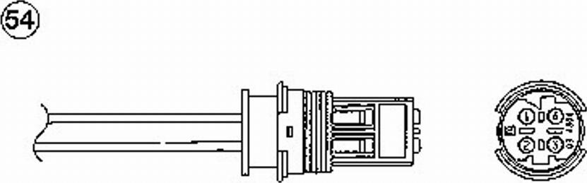 NGK OTA7H-5A1 - Sonde lambda cwaw.fr