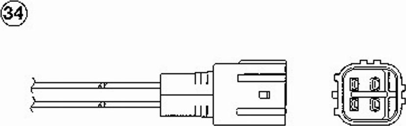 NGK OZA448-E16 - Sonde lambda cwaw.fr