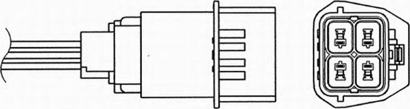 NGK OZA447-E42 - Sonde lambda cwaw.fr