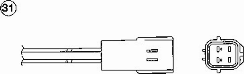 NGK OZA457EE29 - Sonde lambda cwaw.fr