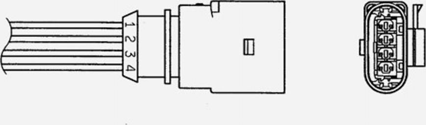 NGK OZA510AU11 - Sonde lambda cwaw.fr