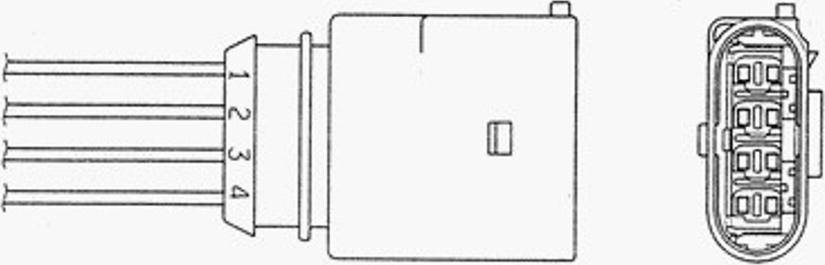 NGK OZA659-EE64 - Sonde lambda cwaw.fr