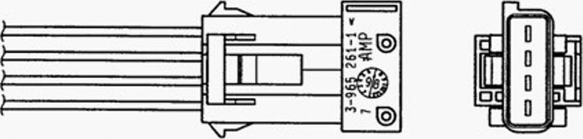 NGK OZA628U3 - Sonde lambda cwaw.fr