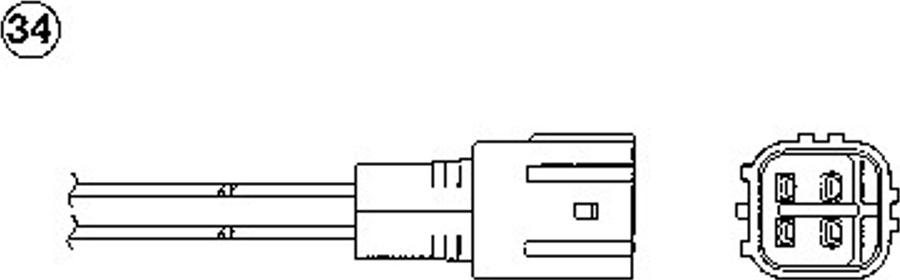 NGK OZA384-E39 - Sonde lambda cwaw.fr