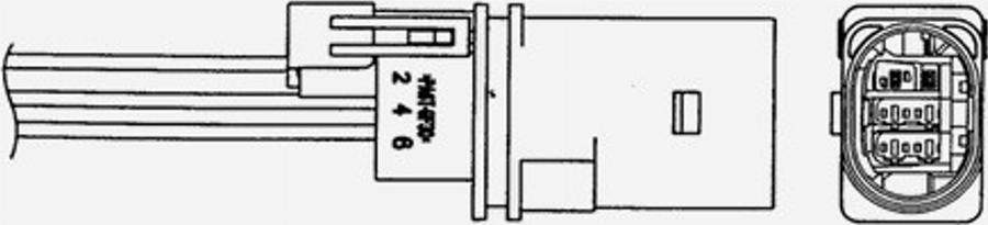 NGK UAA0004VW001 - Sonde lambda cwaw.fr