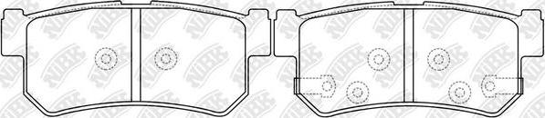 NiBK PN0440 - Kit de plaquettes de frein, frein à disque cwaw.fr