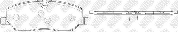 NiBK PN0484 - Kit de plaquettes de frein, frein à disque cwaw.fr