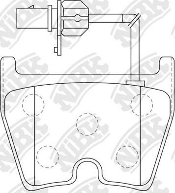 NiBK PN0432W - Kit de plaquettes de frein, frein à disque cwaw.fr