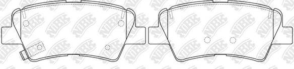 NiBK PN0591 - Kit de plaquettes de frein, frein à disque cwaw.fr