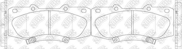 NiBK PN0548 - Kit de plaquettes de frein, frein à disque cwaw.fr