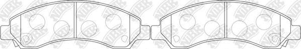 NiBK PN0502 - Kit de plaquettes de frein, frein à disque cwaw.fr