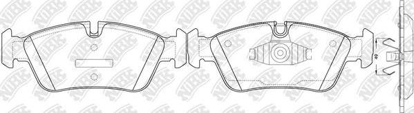 NiBK PN0510 - Kit de plaquettes de frein, frein à disque cwaw.fr