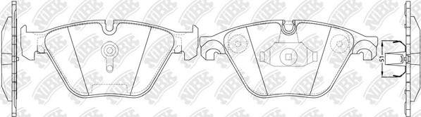 NiBK PN0512 - Kit de plaquettes de frein, frein à disque cwaw.fr