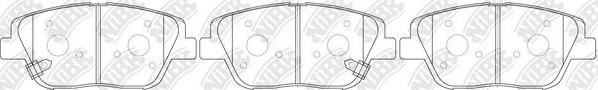 NiBK PN0536 - Kit de plaquettes de frein, frein à disque cwaw.fr