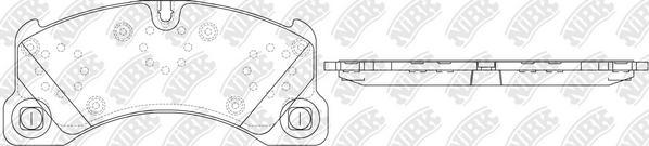 NiBK PN0529 - Kit de plaquettes de frein, frein à disque cwaw.fr