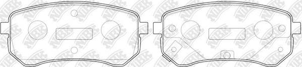 NiBK PN0526 - Kit de plaquettes de frein, frein à disque cwaw.fr