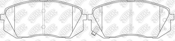 NiBK PN0578 - Kit de plaquettes de frein, frein à disque cwaw.fr