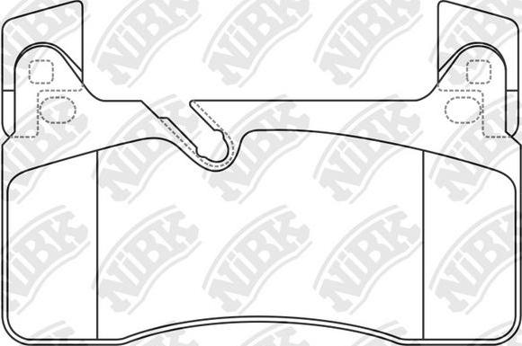 NiBK PN0692 - Kit de plaquettes de frein, frein à disque cwaw.fr