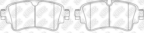 NiBK PN0697 - Kit de plaquettes de frein, frein à disque cwaw.fr