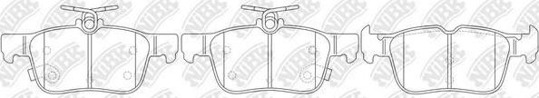 NiBK PN0666 - Kit de plaquettes de frein, frein à disque cwaw.fr