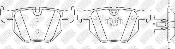 NiBK PN0093 - Kit de plaquettes de frein, frein à disque cwaw.fr