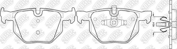 NiBK PN0092 - Kit de plaquettes de frein, frein à disque cwaw.fr